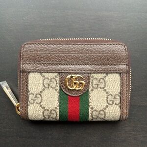 Gucci AUTH Ophidia Card Case Wallet BNIB